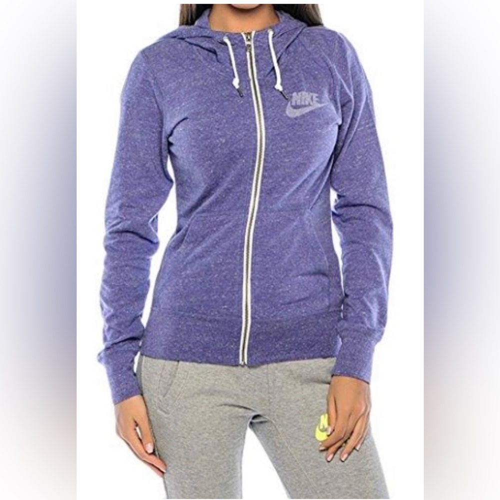 Nike Full-Zip Vintage-Style Hoodie - S